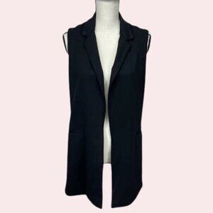 Adrienne Vittadini | Sleeveless Black Vest
